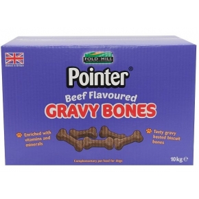 Pointer Beef Flavoured Gravy Bones 10kg By Foldhill